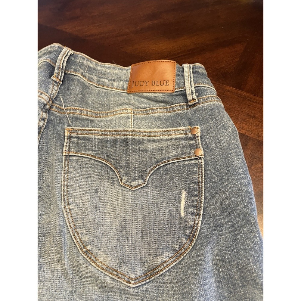 Judy Blue 16W Jeans Raw Edge Skinny Fit JB88871 MD - Picture 7 of 8